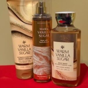 Bath & Body Works Warm Vanilla Sugar Bundle *NEW*